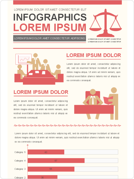 Infographie d'entreprise